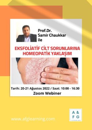Prof.Dr. Samir Chaukkur’la Eksfoliatif Cilt Sorunlarına Homeopatik Yaklaşım